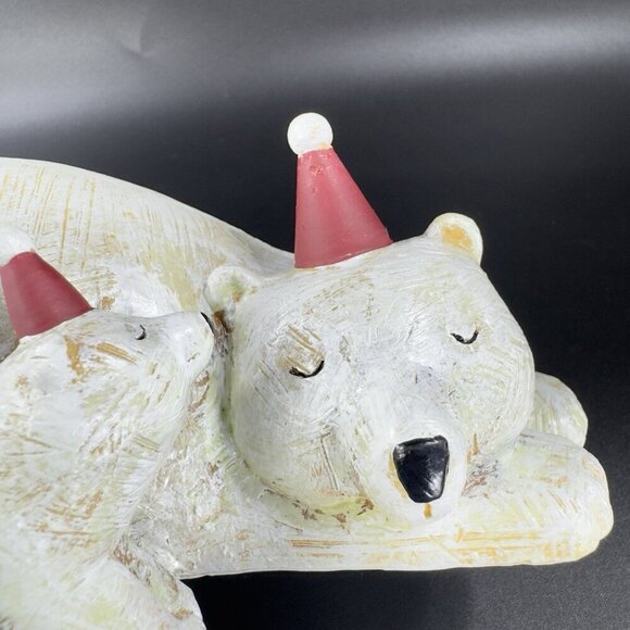 Tim Coffey Polar Bear Holiday Figurine 2007 Demdaco The Nature of Christmas VTG - Picture 7 of 11